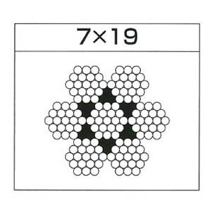 ステンレスワイヤーロープ 7×19 ロープ径1.0mm 200m巻価格 - 大工道具