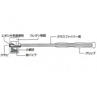 Ｇウレタン角カケヤ（グラスファイバー柄）6P（2.7kg）【ショックレス構造】の2枚目