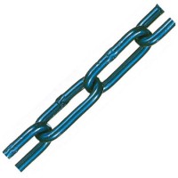 アルミカラーチェーン(ブルー)線径3.5×内長27.5×内巾6mm 1m価格の1枚目