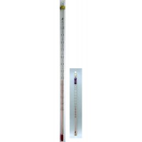棒状温度計 バラ アルコール H-1S -20～105℃ 30cmの3枚目