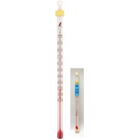 棒状温度計 バラ アルコール H-4S 0～100℃ 15cmの3枚目