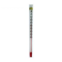棒状温度計 バラ アルコール H-8S -20～50℃ 15cmの1枚目
