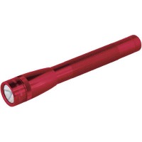 LEDフラッシュライト ミニマグライト(単3電池2個用) 赤 ※取寄品の1枚目