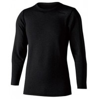 BTデュアルブラッシュド ロング クルーネックシャツ 11.ブラック S 取寄品の1枚目