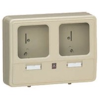電力量計ボックス(化粧ボックス)ライトブラウン WP-2WLB-Z (1個価格)の1枚目