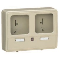 電力量計ボックス(化粧ボックス)ライトブラウン WP-2WLB-Z (6個価格)の1枚目