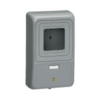 電力量計ボックス(化粧ボックス)グレー WP-3G-Z (1個価格)の1枚目