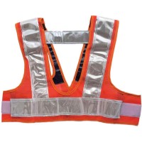 フルハーネス用安全ベスト 『装着できるんです』 橙/白 墜落制止用器具 ハーネス 安全帯 取寄品の2枚目