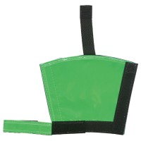 フルハーネスランヤード用反射カバー 目立ち帯 緑 1枚入り 取寄品の1枚目