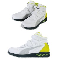 安全靴 ライダー 26.5cm ホワイト&グレー 2.0 ミッドカット 手袋(グローブ)付セットの2枚目