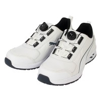 安全靴 ライダー2.0 ホワイト 27.0cm ディスク ローカット 靴下 ソックス付の3枚目