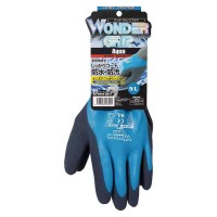 WONDER GRIP 天然ゴムコーティング手袋 アクア ライトブルー M 取寄品の4枚目