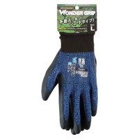 WONDER GRIP ニトリルコーティング手袋 ニトフリーダム 手首ショート ライトブルーモク M 取寄品の4枚目
