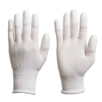 ウレタンコーティング手袋 指先ウレタンコーティング手袋 ホワイト Sサイズ 取寄品の1枚目