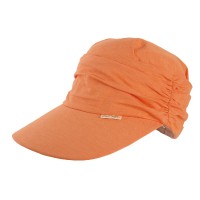 のらSTYLE レディース 農帽 サマーキャスケット オレンジ 59cm 取寄品の1枚目