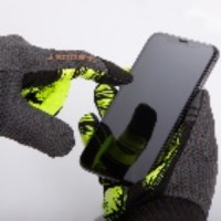 作業手袋 G-BOOST SHOCK GUARD Lサイズ スチールグレー 取寄品の4枚目
