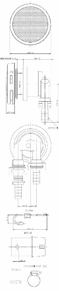 一口循環金具 415-119 - 大工道具・金物の専門通販アルデ