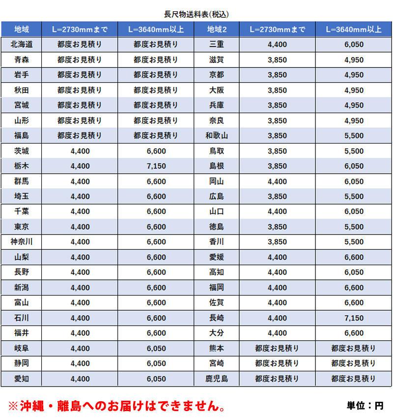 6号 トラックレール(塗装品) 2730mm 1本価格 メーカー直送 送料別途