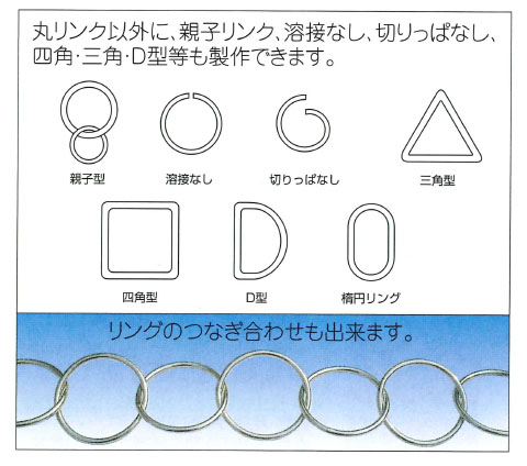 ステンレス金具 丸リンク 1個価格 - 大工道具・金物の専門通販アルデ