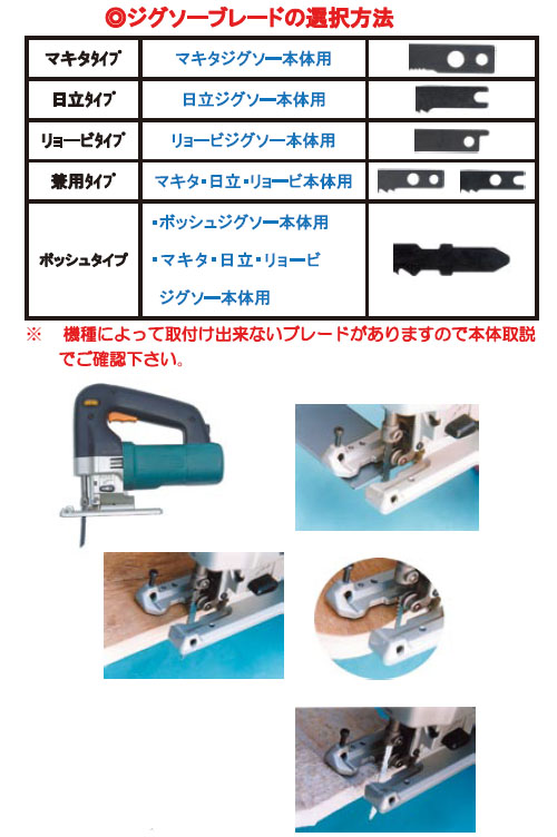 ジグソーブレード ボッシュタイプ B-5B(塩ビ・PC用) 5枚ビニール ...