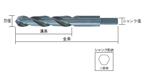 軸細正宗ドリル 10型 13.5mm※取寄せ品 - 大工道具・金物の専門通販アルデ