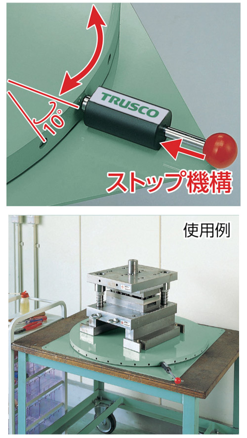 回転台 丸型 φ500 耐荷重400kg - 大工道具・金物の専門通販アルデ