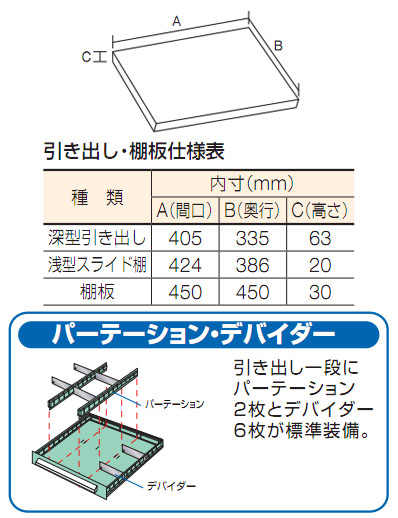 片開スライド工具キャビネット(スライド棚3段)501×551×1000mm【代引