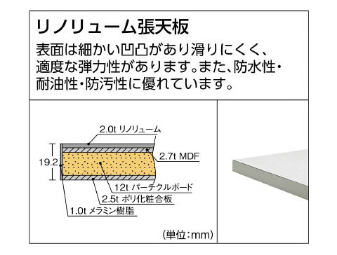 HRAE型作業台 1800×750×H900 上棚付 YG色※メーカー直送品 車上渡し品