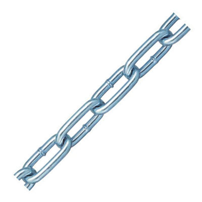 鉄チェイン(鎖)(ヘビーリンク)30m(箱入)線径6.5mmユニクロ 取寄品