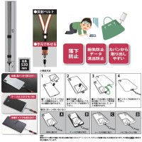 スマホペタスト 安全反射ネックストラップ 取寄品の2枚目