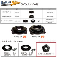 【部品】ボトムスライダー用 スペアステンレス強化プレート (スーパーカルマー 新型底板用) 取寄品の3枚目