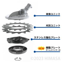 スーパーカルマー PRO-BS 標準刃 (新型底板 ボトムスライダー20装着)+交換用替刃1セット付の2枚目