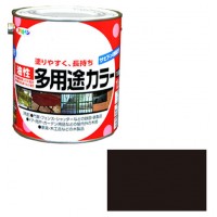 油性多用途カラー 1.6L ツヤ消し黒 取寄品の1枚目