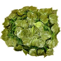 アイガー緑の造花 カーテン1.8×3mの1枚目
