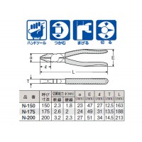 ペンチ 150mm ※取寄品の2枚目