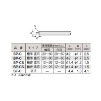 先端クロー 標準直爪 1組2本価格 ※取寄品の2枚目