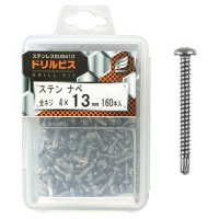 ドリルビス・ステンナベ 4×13mm 全ネジ プラケース入 1P(160本入) 取寄品の1枚目