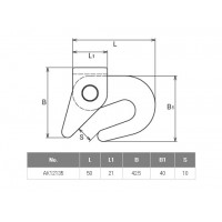 ハンドレールフック サイズ9の2枚目