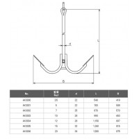 ボートアンカー(ストック捻込み式)20kg 受注生産の2枚目
