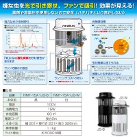 nedius 吸引式 捕虫器 (室内用) ブラックの2枚目