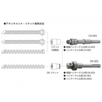 ソケット 接着系アンカー施工用(異形棒鋼/DKアタッチメント用)DKタイプ (1本価格)の2枚目