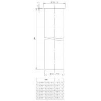 排水テール(呼称32×長さ250mm) ※取寄品の2枚目