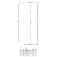 排水テール(呼称38×長さ150mm) ※取寄品の2枚目