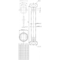 水道用フレキパイプ(呼称20×長さ1000mm) 0784B-20×1000の2枚目