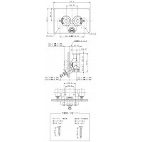 洗濯機用混合栓 127-102の2枚目