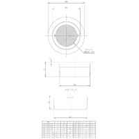 VP・VU兼用 防虫目皿(接着式) - 大工道具・金物の専門通販アルデ