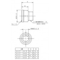 ザルボ(すべり止つき) 6107-13×15の2枚目