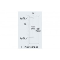 水栓柱(20ミリ)(70角)(1本価格) 616-012-20の2枚目