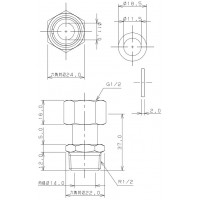 片ナットユニオン(呼称13×13) 6170-13×13の2枚目