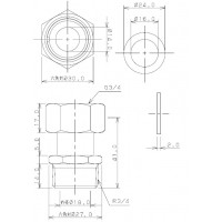 片ナットユニオン(呼称20×20) 6170-20×20の2枚目